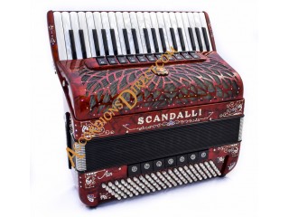 Scandalli Air III 37 key 96 bass 4 voice Scottish tuned Cassotto Tone Chamber accordion.  Midi expansion available.